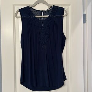 Daniel Rainn sleeveless shirt: L, EUC